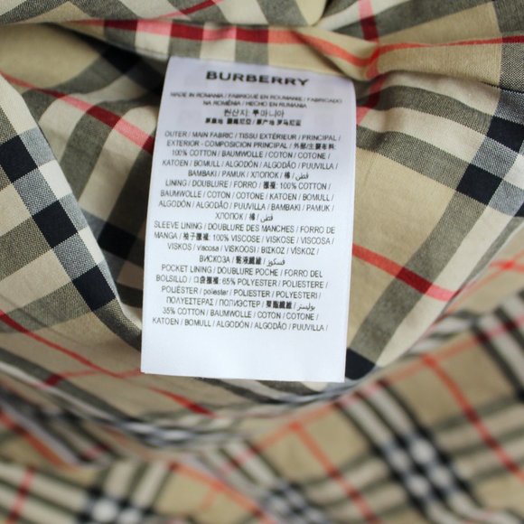 NWT Burberry Bodmin Macintosh Cotton Mid-length Jacket - Picture 9 of 16